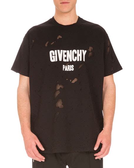 givenchy columbian-fit ribbed cotton t-shirt|Givenchy Neiman Marcus Women Accessories.